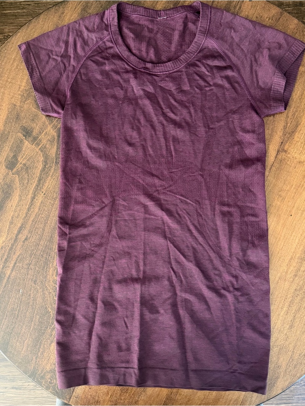lululemon athletica Short-Sleeve Crew Tee in Deep Plum